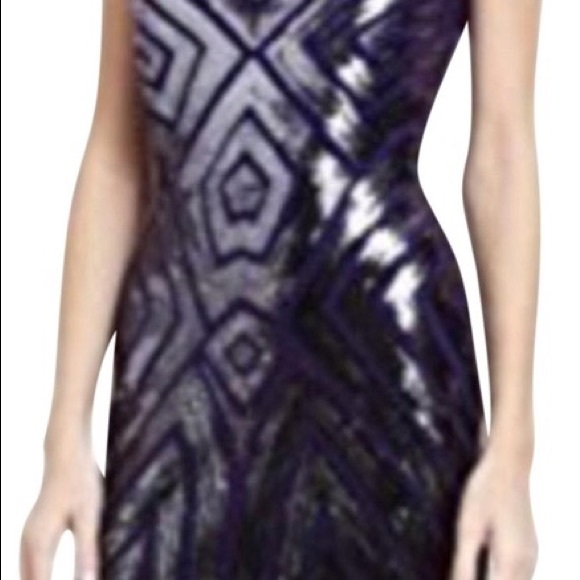 BGBG SEQUIN PURPLE DRESS - Picture 2 of 5